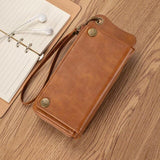 Versatile for iPhone 11 11Pro 11Promax mobile wallet real leather card design for iPhone 6 6s 7 8 plus phone case bag