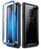 For Samsung Galaxy S9 Case 2018 Original i-Blason Ares Series Full-Body Rugged Clear Bumper Case with Built-in Screen Protector