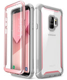 For Samsung Galaxy S9 Case 2018 Original i-Blason Ares Series Full-Body Rugged Clear Bumper Case with Built-in Screen Protector