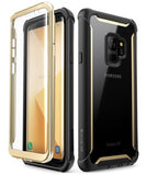 For Samsung Galaxy S9 Case 2018 Original i-Blason Ares Series Full-Body Rugged Clear Bumper Case with Built-in Screen Protector