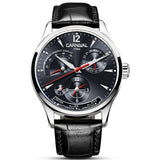 CARNIVAL Second Time Zone Kinetic Energy Display Men's Sapphire Automatic Mechanical Watches