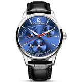 CARNIVAL Second Time Zone Kinetic Energy Display Men's Sapphire Automatic Mechanical Watches