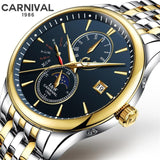 New CARNIVAL Sapphire Crystal Men's Mechanical Luxury Watches