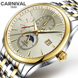 New CARNIVAL Sapphire Crystal Men's Mechanical Luxury Watches