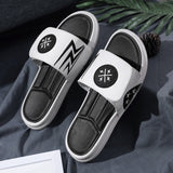 CYYTL New Men Summer Shower Slippers Outdoor Beach Soft Sandals Non-slip Fashion Male Flip Flops Leather Home Slides Comfort