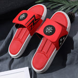 CYYTL New Men Summer Shower Slippers Outdoor Beach Soft Sandals Non-slip Fashion Male Flip Flops Leather Home Slides Comfort