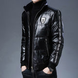 2021 Top Grade Designer Brand Men's Casual Fashion Shiny Bubble Jacket