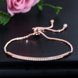 Simple Design Titanium Steel Pull-out Adjustable Bracelet Gold Color Snake Chain Bangle for Women Girl Men Beads Jewelry Gift