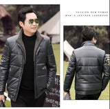 New Winter Thick & Warm Men's Casual Leather Jackets