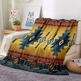 ONGLYP Mandala Plaid Throw Blanket Cozy Bohemian Flannel Blanket  for Couch Sofa Travel Tapestry Bedding Bedspread Home Decor