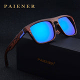 2017 Retro Imitation Bamboo Wood Polarized Sunglasses Men Brand Designer Sunglass Sport Goggles Sun Glasses Oculos De Sol