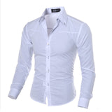 Elegant Men's Casual Slim Fit Shirts Long Sleeves and Soft