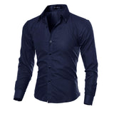 Elegant Men's Casual Slim Fit Shirts Long Sleeves and Soft