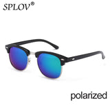 2018 New Fashion  Semi Rimless Polarized Sunglasses Men Women Brand Designer Half Frame Sun Glasses Classic Oculos De Sol UV400