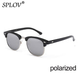 2018 New Fashion  Semi Rimless Polarized Sunglasses Men Women Brand Designer Half Frame Sun Glasses Classic Oculos De Sol UV400