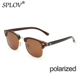 2018 New Fashion  Semi Rimless Polarized Sunglasses Men Women Brand Designer Half Frame Sun Glasses Classic Oculos De Sol UV400