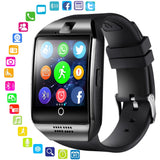 Smart Watch With Camera Q18 Bluetooth Smartwatch SIM TF Card Slot Fitness Activity Tracker Sport Watch For Android