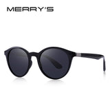 MERRYS DESIGN Men Women Classic Retro Rivet Polarized Sunglasses TR90 Legs Lighter Design Oval Frame UV400 Protection S8126