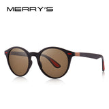 MERRYS DESIGN Men Women Classic Retro Rivet Polarized Sunglasses TR90 Legs Lighter Design Oval Frame UV400 Protection S8126