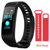 TimeOwner Smart Band Y5 Heart Rate Blood Pressure Monitor High Brightness Colorful Screen Smart Bracelet Wristband Notification