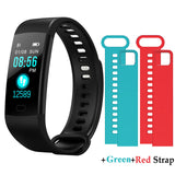 TimeOwner Smart Band Y5 Heart Rate Blood Pressure Monitor High Brightness Colorful Screen Smart Bracelet Wristband Notification