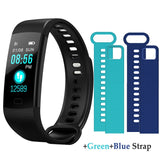 TimeOwner Smart Band Y5 Heart Rate Blood Pressure Monitor High Brightness Colorful Screen Smart Bracelet Wristband Notification