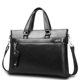 New Fashion Bag Men Briefcase PU Leather Men Bags Business Brand Male Briefcases Handbags Wholesale High Quality