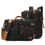 17 Inch Convertible Briefcase Men Business Handbag Messenger Bag Casual Laptop Multifunctional Travel Bags For Male Big