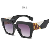 Fashion Square Oversized Sunglasses Women Men Luxury Brand Designer Sun Glasses Famale Male Retro Eyewear UV400 Shades