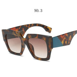 Fashion Square Oversized Sunglasses Women Men Luxury Brand Designer Sun Glasses Famale Male Retro Eyewear UV400 Shades