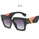 Fashion Square Oversized Sunglasses Women Men Luxury Brand Designer Sun Glasses Famale Male Retro Eyewear UV400 Shades