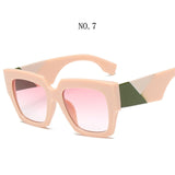 Fashion Square Oversized Sunglasses Women Men Luxury Brand Designer Sun Glasses Famale Male Retro Eyewear UV400 Shades