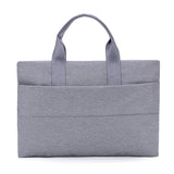 BERAGHINI Unisex Simple Style Business Briefcase Women Canvas Laptop Bags Notebook Handbags Classic soild Color  Handbag