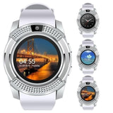 Smart Watch V8 Men Bluetooth Sport Watches Women Smartwatch with Camera Sim Card Slot Android Phone