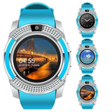 Smart Watch V8 Men Bluetooth Sport Watches Women Smartwatch with Camera Sim Card Slot Android Phone