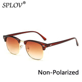 2018 New Fashion  Semi Rimless Polarized Sunglasses Men Women Brand Designer Half Frame Sun Glasses Classic Oculos De Sol UV400