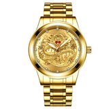 Fashion Men's Luxury Golden Dragon Watches