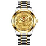 Fashion Men's Luxury Golden Dragon Watches