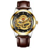 Fashion Men's Luxury Golden Dragon Watches