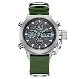 Fashion Brand Men's Sports Watches With Nylon Strap