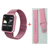 Smartwatch P68 band IP68 waterproof | heart rate & blood pressure monitor for iPhone Android