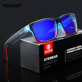 KDEAM Revamp Of Sport Men Sunglasses Polarized Shockingly Colors Sun Glasses Outdoor Driving Photochromic Sunglass With Box