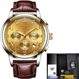 2019 New Men's Luxury Brand LIGE Chronograph's Sports Watches