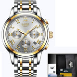 2019 New Men's Luxury Brand LIGE Chronograph's Sports Watches