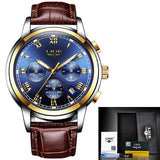 2019 New Men's Luxury Brand LIGE Chronograph's Sports Watches